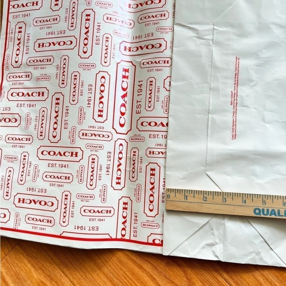 Rare Big Empty Coach Gift Bag